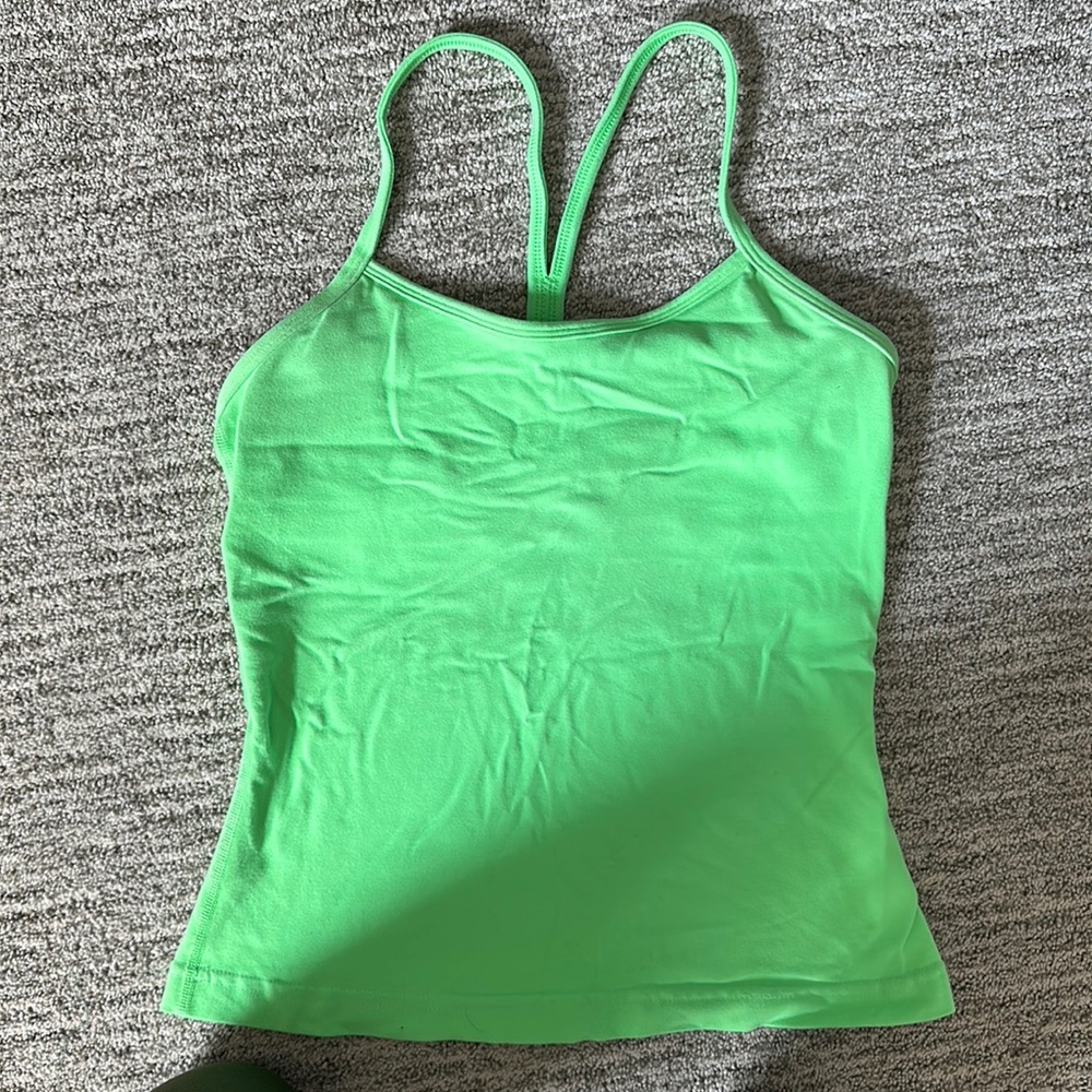 Yoga tank top with built in bra!